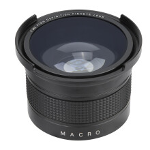 52mm 0.35X Universal Wide Angle Fisheye Lens with Caps Pouch
