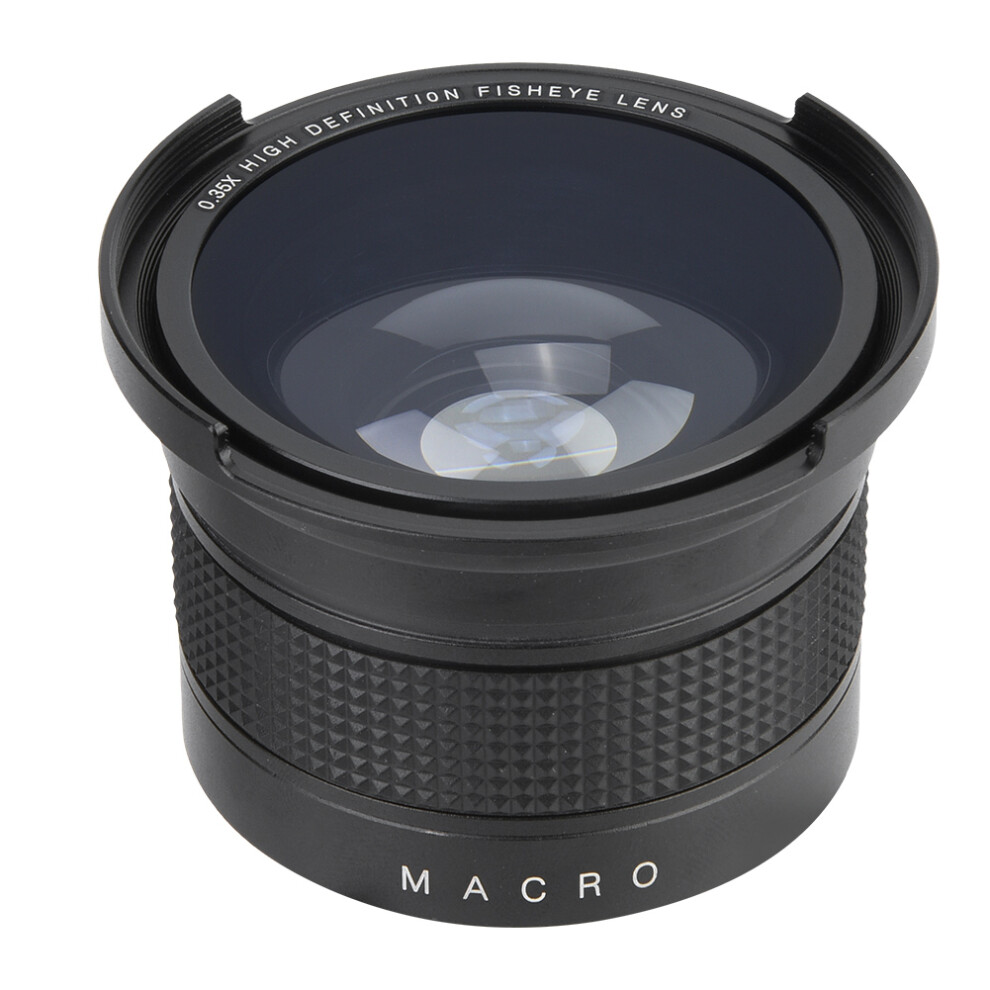 52Mm 0.35X Universal Wide Angle Fisheye Lens With Caps Pouch 643505047134