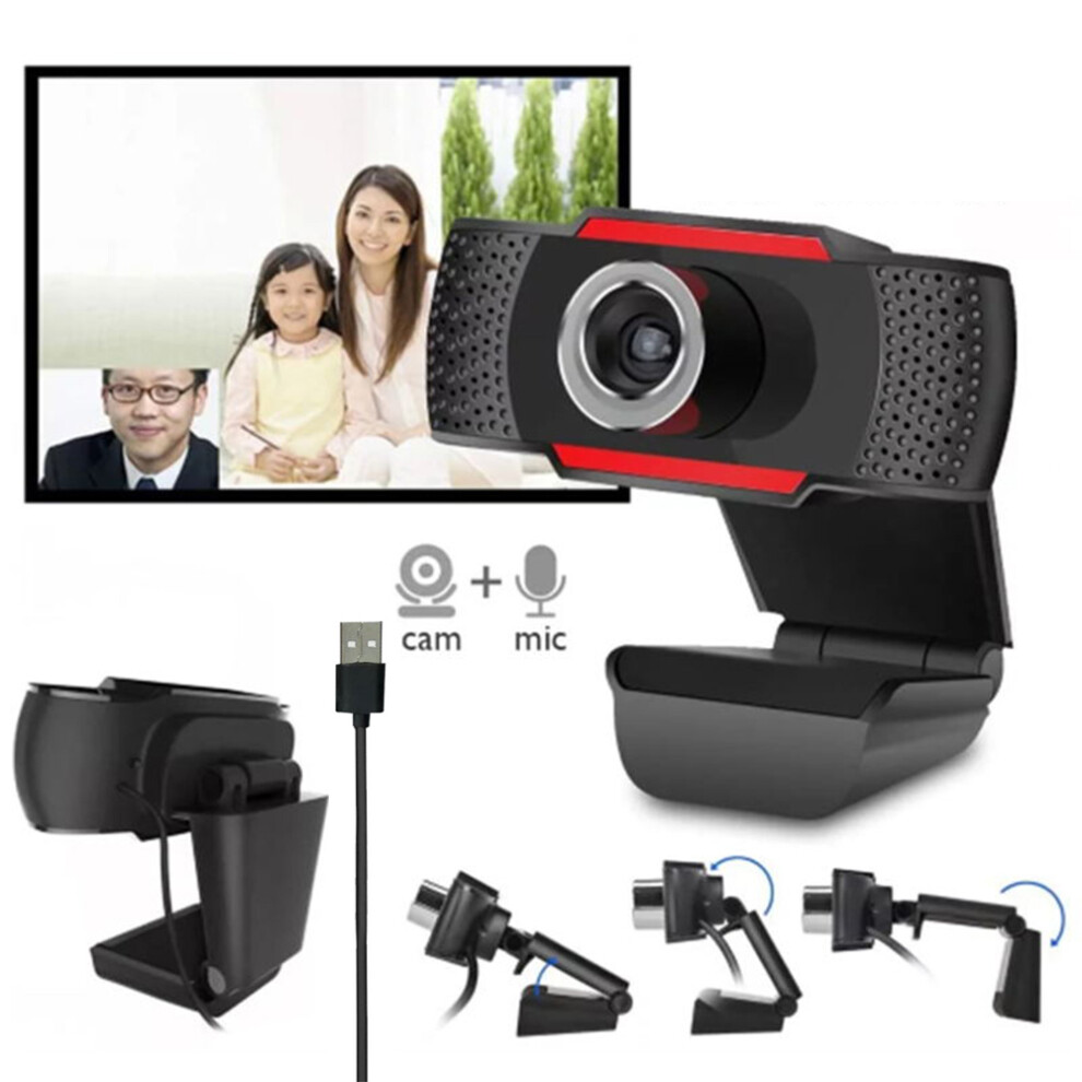 1080P Hd Webcam Usb2.0 Mini Camera With Noise Reduction Mic 643505139990