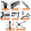 36W Half Moon Floor Fill Light 3000K-5600K Dimmable LED Video Light 3