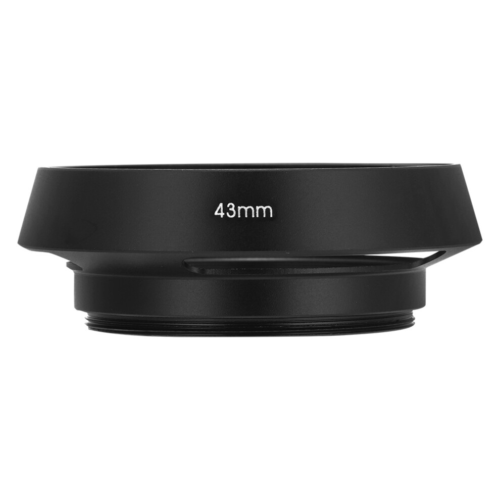 Universal Aluminium Alloy Hollow Lens Hood Sunshade (43Mm) 643505038095