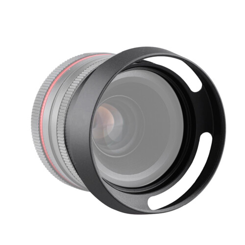 Aluminium Lens Hood Sunshade 52mm 2