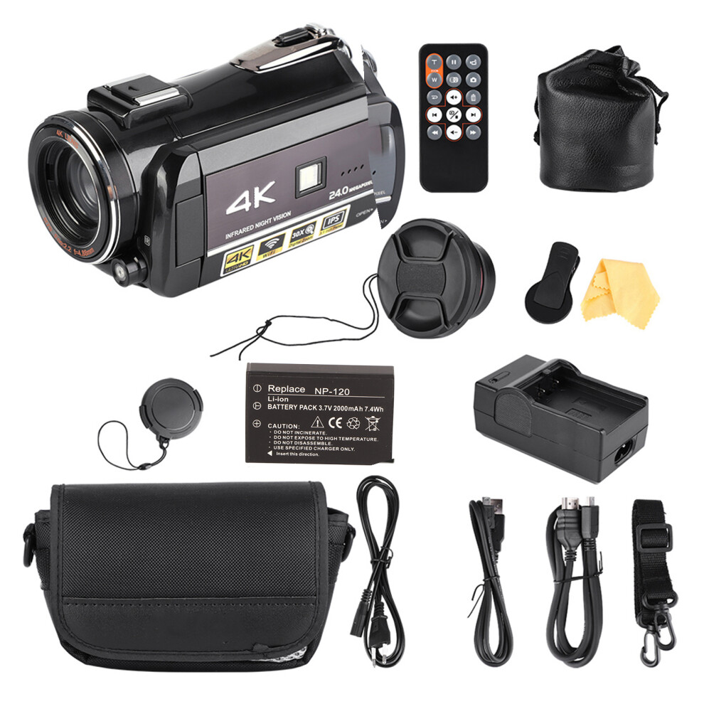 Vbestlife Ac3-Ips 4K Uhd Wifi 30X Zoom Dv Camera 643505156492