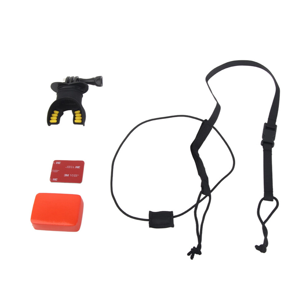 Mouth Bite Mount For Xiaoyi Action Camera (Black) Black 643505155266