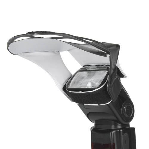 Universal SLR Camera Top Flash Reflector Silver White Golden 1
