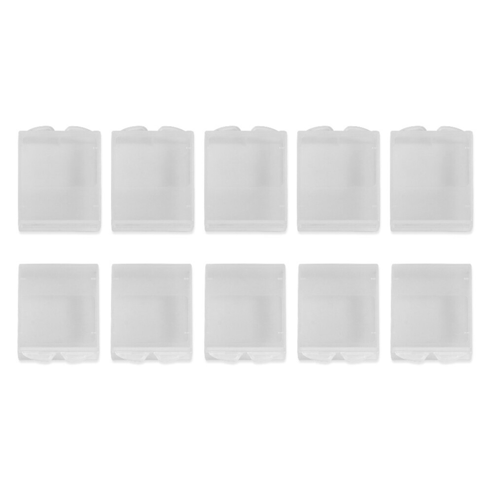 10Pcs Clear Plastic Battery Storage Box For Gopro 3 4 5 6 643505055535