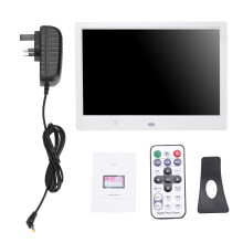 10" HD Digital Photo Frame with Motion Sensor (White)