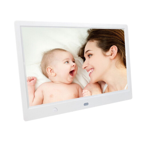 10" HD Digital Photo Frame with Motion Sensor (White) 1