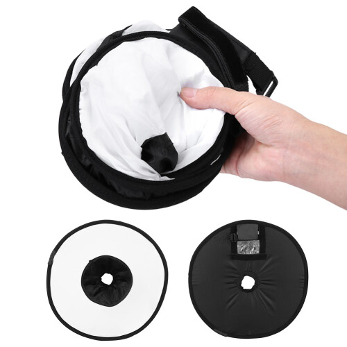 Universal Round Foldable Diffuser Softbox for Macro Flash 2