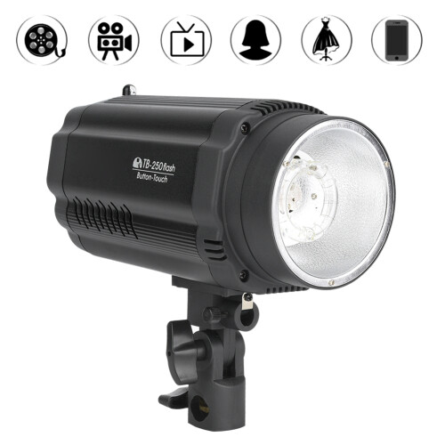 NiceFoto TB-250 250W 5500K Studio Flash Light 50W Slave 2