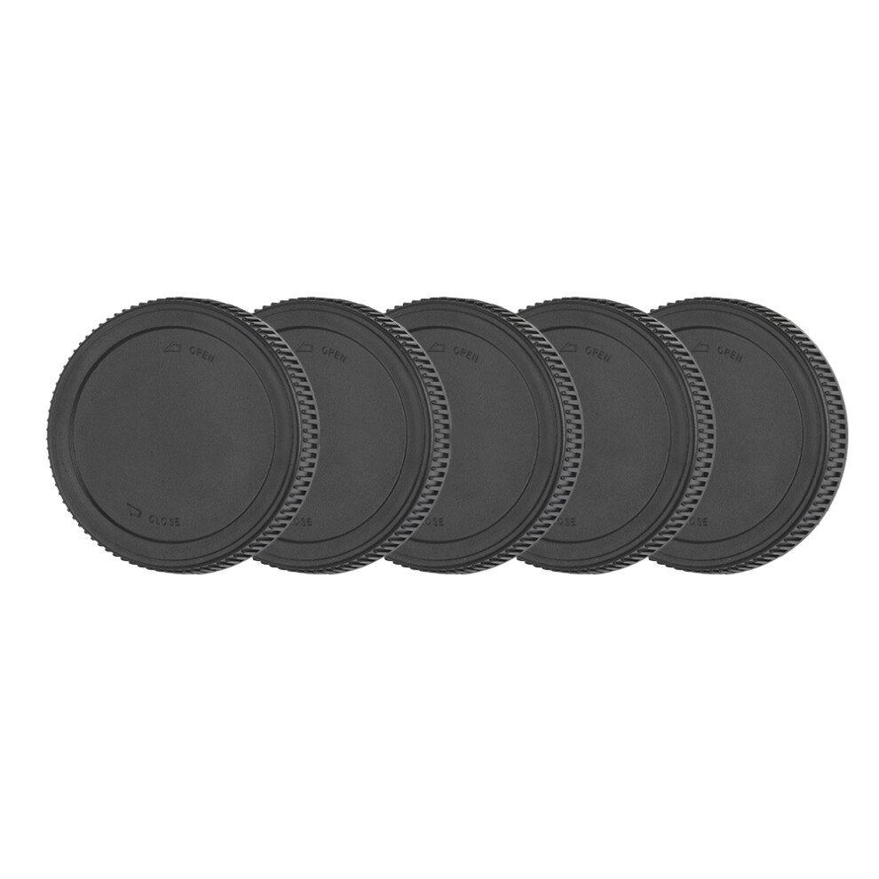 5Pcs Plastic Om Lens Cap For Olympus Lenses Black 643505154498