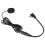 Black 3.5mm External Mic Clip On + Adapter Cable for GoPro 5