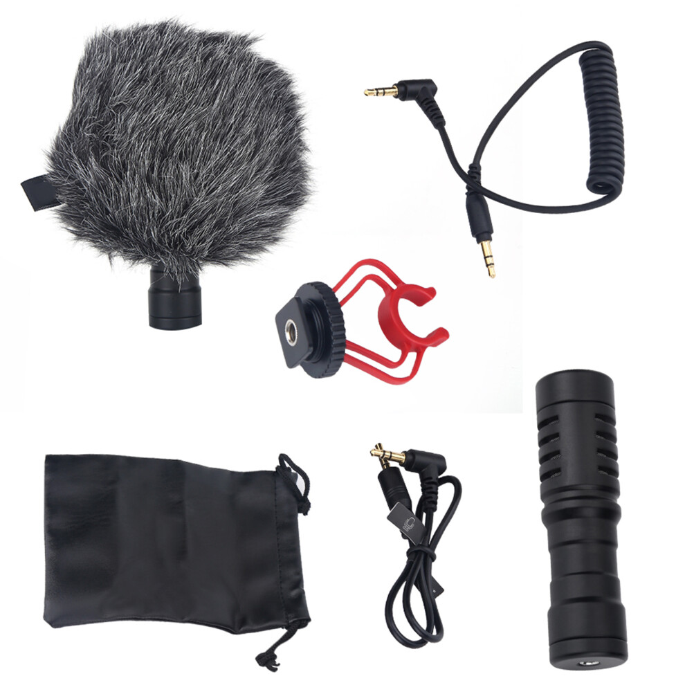 Cardioid Microphone For Dslr Smartphone Camcorder Stand Windshield 643505160307