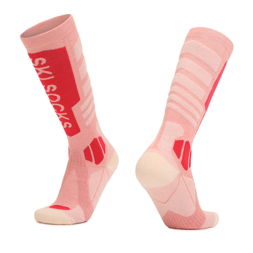 Women Ski Socks Merino Wool Thermal Knee High-image-OPC-PMK5WTF-NEW