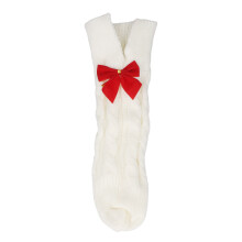 (White) Xmas Wine Bottle Cover Knitting Sweater Cloth White