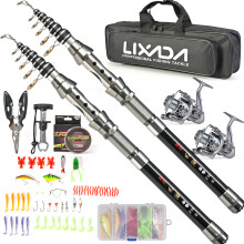 Telescopic Fishing Rod Combo with Pliers and Lip Grip Tool