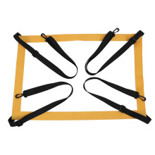 (Yellow) Strike Zone Target Portable Adjustable Pitching Hitting Batting White