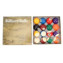 16Pcs Billiard Balls Set 2.25in Resin Pool Table Replacement