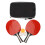 2pcs Table Tennis Racket with 3pcs 3 Star Balls for Training 1