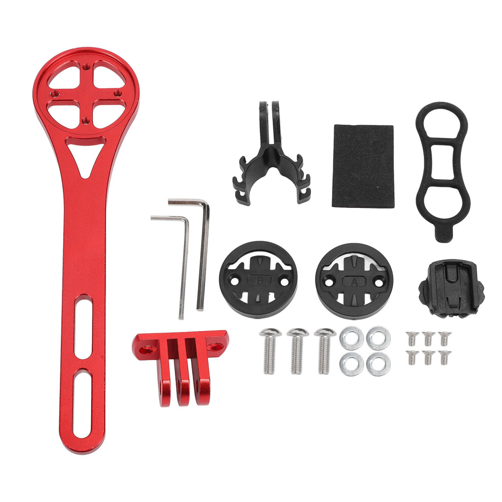 (Red) Cycling Computer Mount Aluminum Alloy For Bryton Red 643505189513