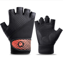 Fingerless Workout Gloves Full Palm Protection Weightlifting Cycling