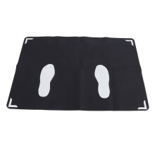 Baseball Hitting Mat with Toes Facing Rubber Training