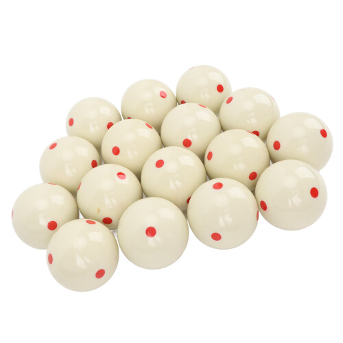16pcs Cue Ball 2.25in Resin 6 Dots Pool Training 2