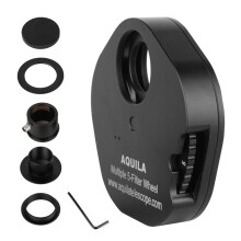 1.25 Inches Multiple 5-Position Filter Wheel for Telescopes Eyepieces