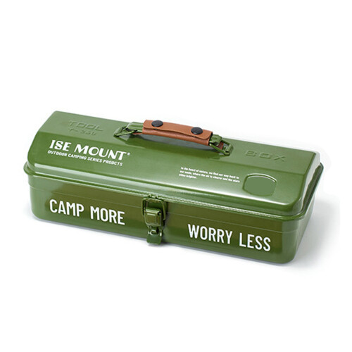 Portable Metal Tools Storage Box with Handle for Camping Picnic