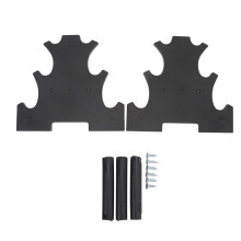 Compact 3 Tier Dumbbell Rack Stand for Home Gym
