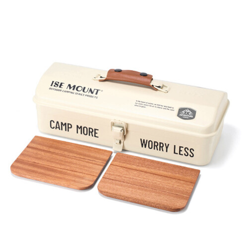 Portable Metal Tools Storage Box with Handle for Camping Picnic 1