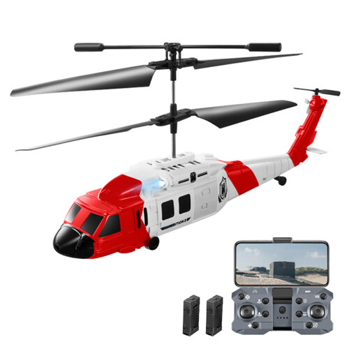 4K Dual Camera Gesture Drone Obstacle Avoidance 2 Batteries Red 1