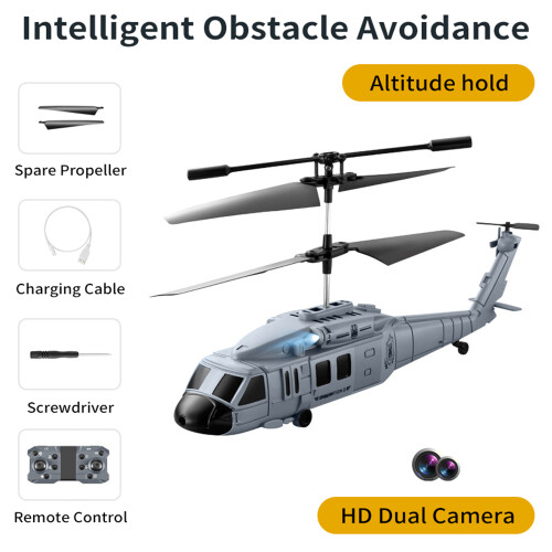 4K Dual Camera Gesture Drone Obstacle Avoidance 3 Batteries Grey 2