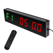 LED Digital Gym Timer Wireless Remote for Exercise Fitness