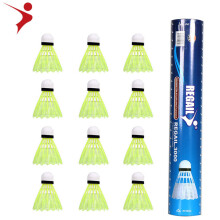 REGAIL 12Pcs Nylon Feather Badminton Shuttlecocks Indoor Outdoor Use