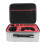 Drone Hard Case for FPV Avata2 PU Leather Travel Storage Adjustable 4