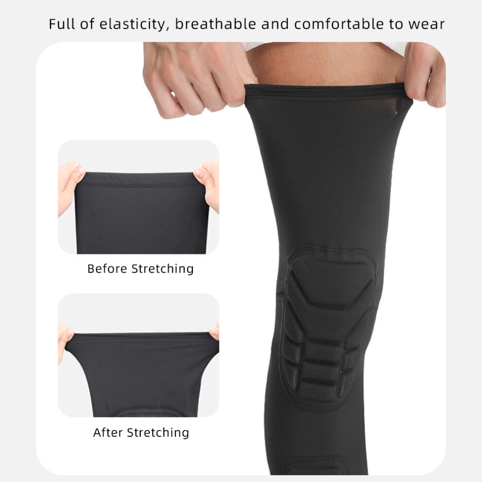 Breathable Knee Compression Sleeves Basketball Knee Pad Adult Brace-image-OPC-PMK5ZKJ-NEW
