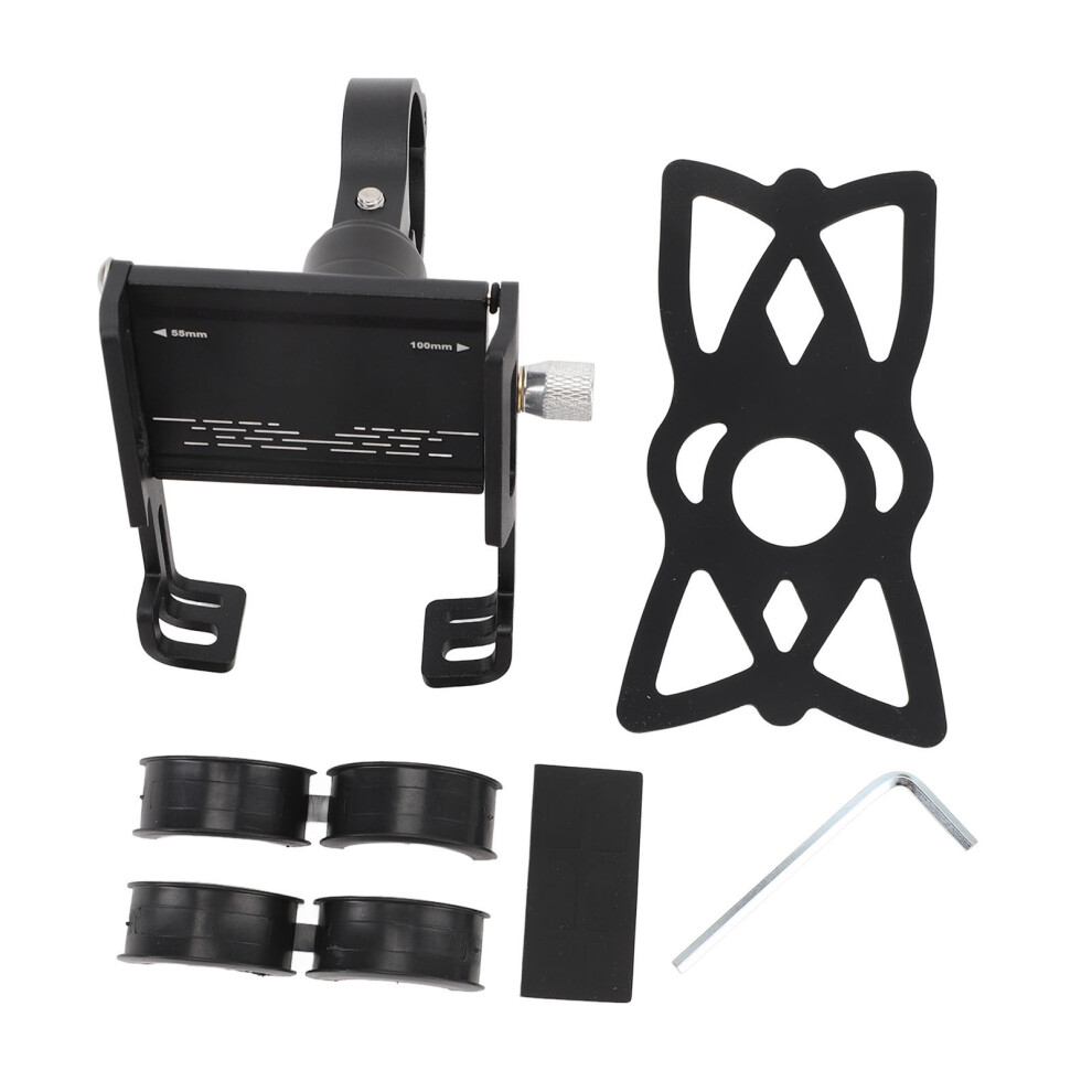 Aluminum Bike Phone Mount 360 Rotatable Adjustable 55-100Mm Handlebar 643505204711