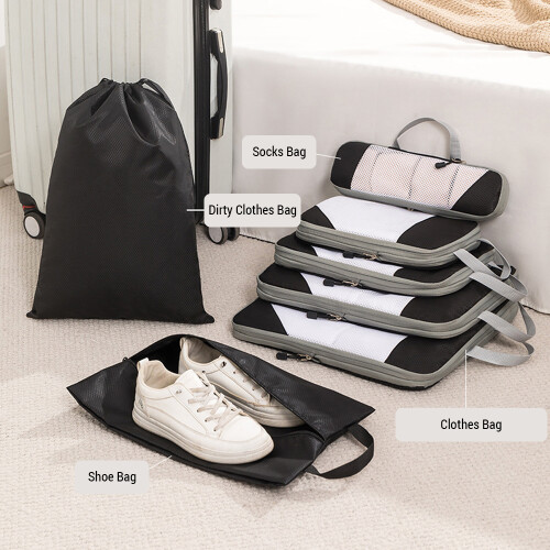 1 Set Compression Packing Cubes for Carry on Suitcase