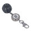 (Black) Pool Cue Tip Repair Tool Retractable Key Ring Gray 5