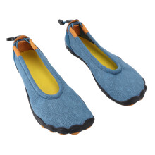 (44 Blue) Water Shoes Quick Dry Anti Slip Breathable Rubber Nylon 41 White