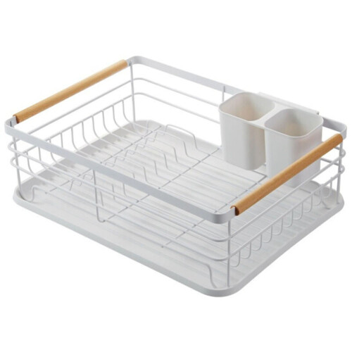 Garden Sanctuary White Iron Dish Drainer 2