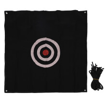 (Black) Golf Target 4.9FT Oxford Cloth Hitting Net Practice