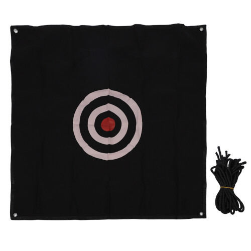 (Black) Golf Target 4.9FT Oxford Cloth Hitting Net Practice