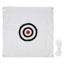 (White) Golf Target 4.9FT Oxford Cloth Hitting Net Practice