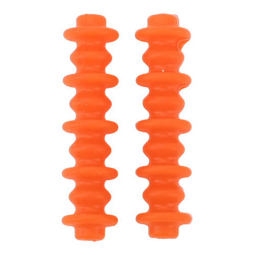 (Orange) Shock Absorber Rubber Bow String Damper for Compound Bow Orange