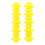 (Yellow) Shock Absorber Rubber Bow String Damper for Compound Bow Orange 1