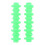 (Green) Shock Absorber Rubber Bow String Damper for Compound Bow Orange 1
