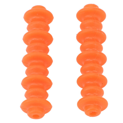 (Orange) Shock Absorber Rubber Bow String Damper for Compound Bow Orange 1