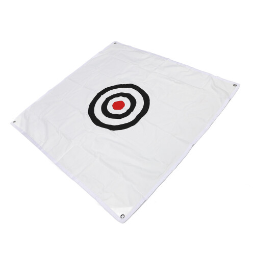 (White) Golf Target 4.9FT Oxford Cloth Hitting Net Practice 2